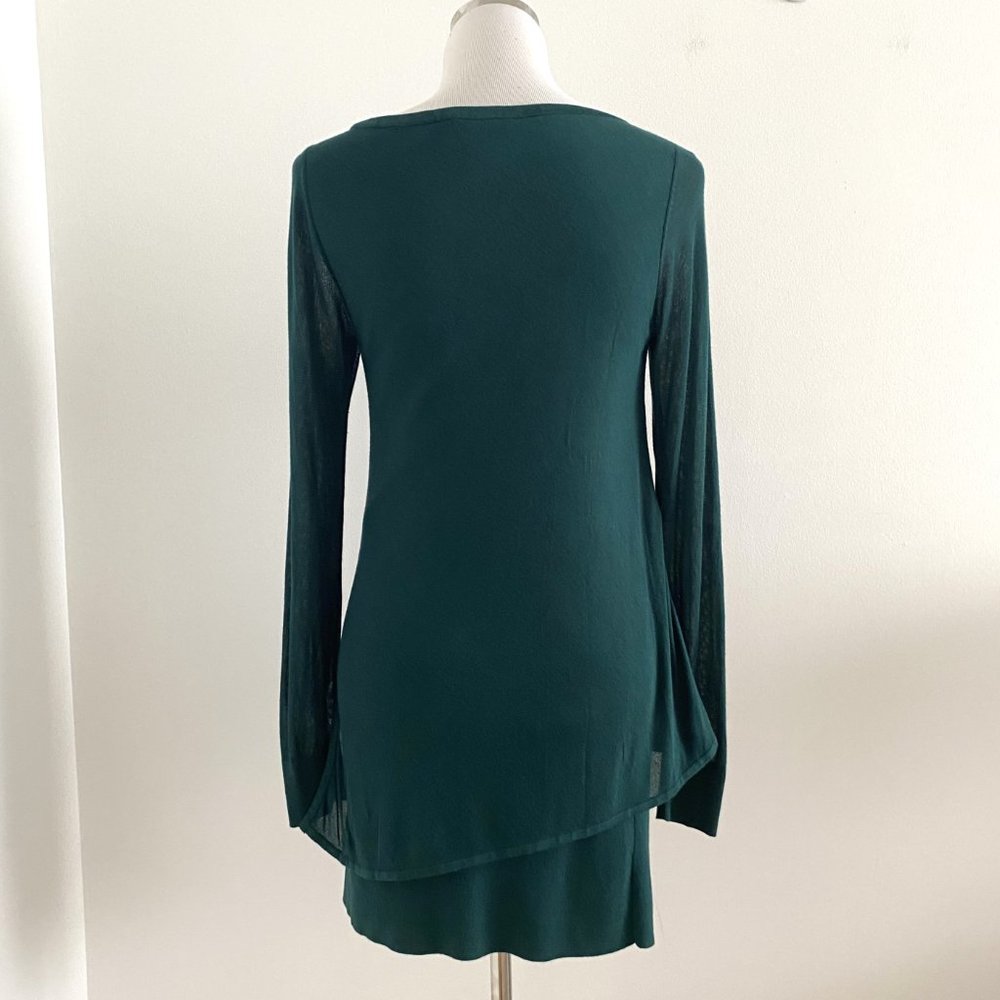 WHBM Double Layer Tunic Green - Picture 5 of 13